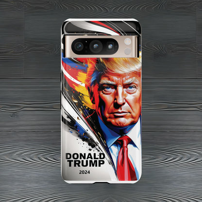 "DonaldTrump2024"    Durable Phone Case, (Samsuang/GooglePixel/iphone), (Wirless charging support)