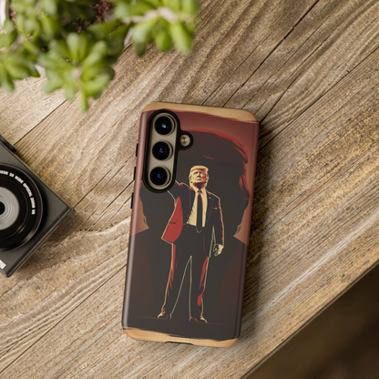 The "Trump Rise"    Durable Phone Case, (Samsuang/GooglePixel/iphone), (Wirless charging support)