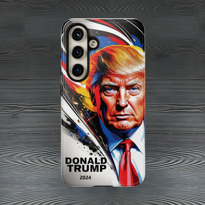 "DonaldTrump2024"    Durable Phone Case, (Samsuang/GooglePixel/iphone), (Wirless charging support)