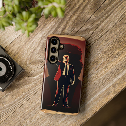 The "Trump Rise"    Durable Phone Case, (Samsuang/GooglePixel/iphone), (Wirless charging support)