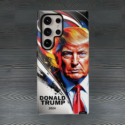 "DonaldTrump2024"    Durable Phone Case, (Samsuang/GooglePixel/iphone), (Wirless charging support)