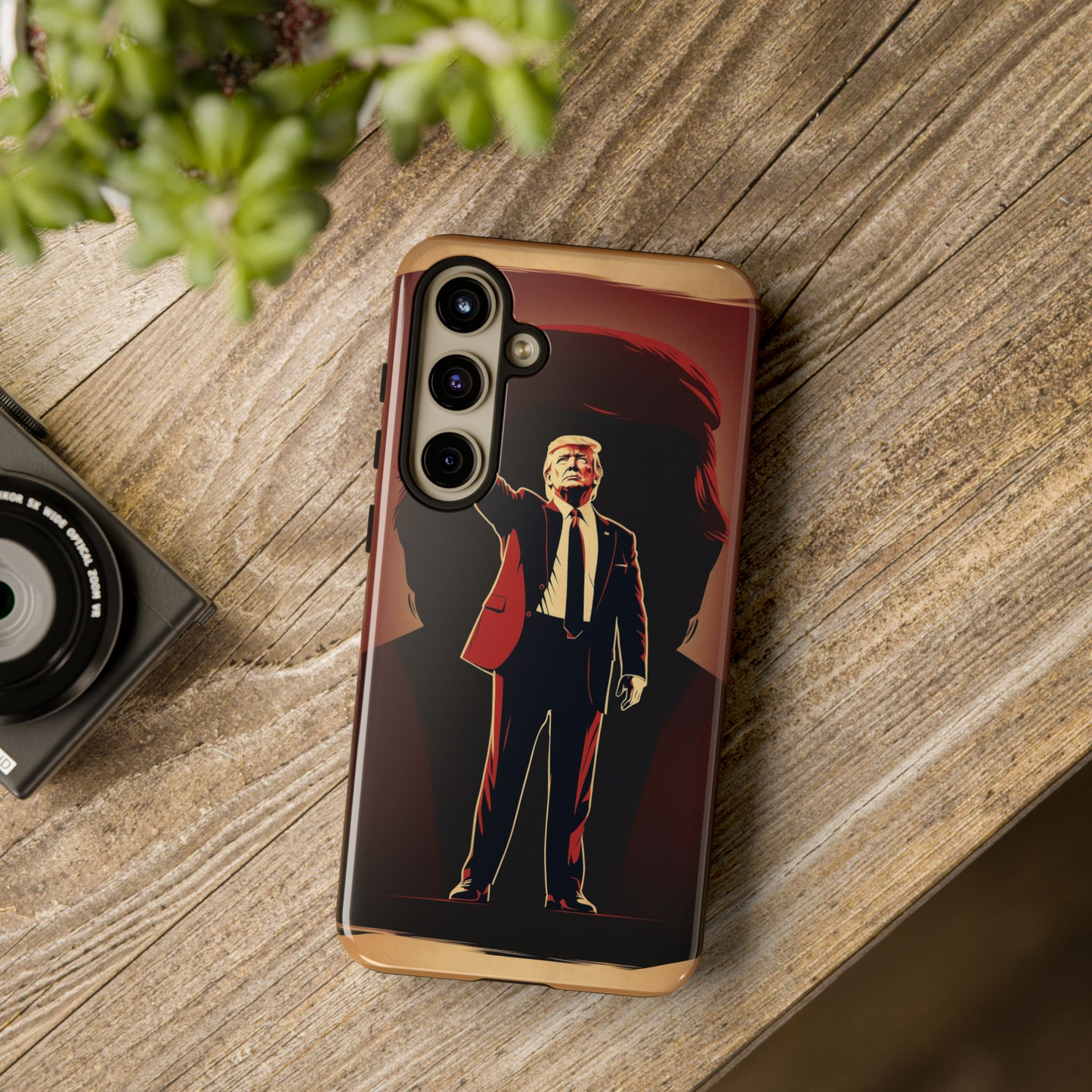 The "Trump Rise"    Durable Phone Case, (Samsuang/GooglePixel/iphone), (Wirless charging support)