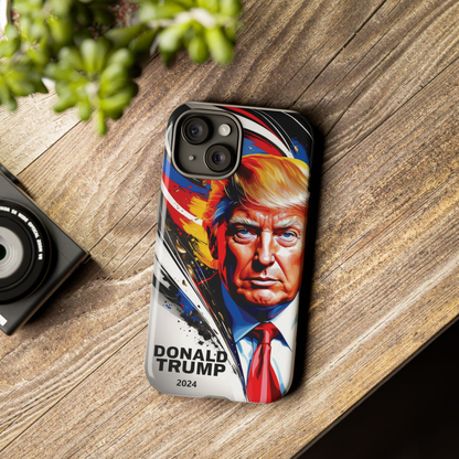 "DonaldTrump2024"    Durable Phone Case, (Samsuang/GooglePixel/iphone), (Wirless charging support)