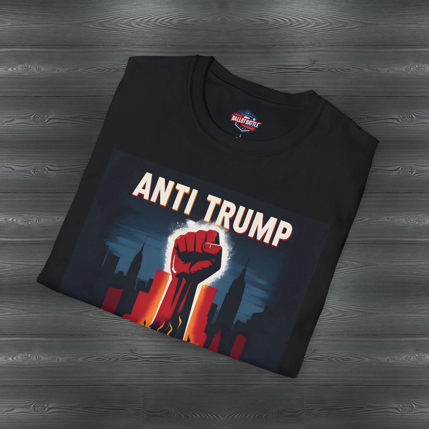 Trump-REALITY-CHECK- T-shirt supporting U.S. elections, unisex fit, 100% cotton, front view