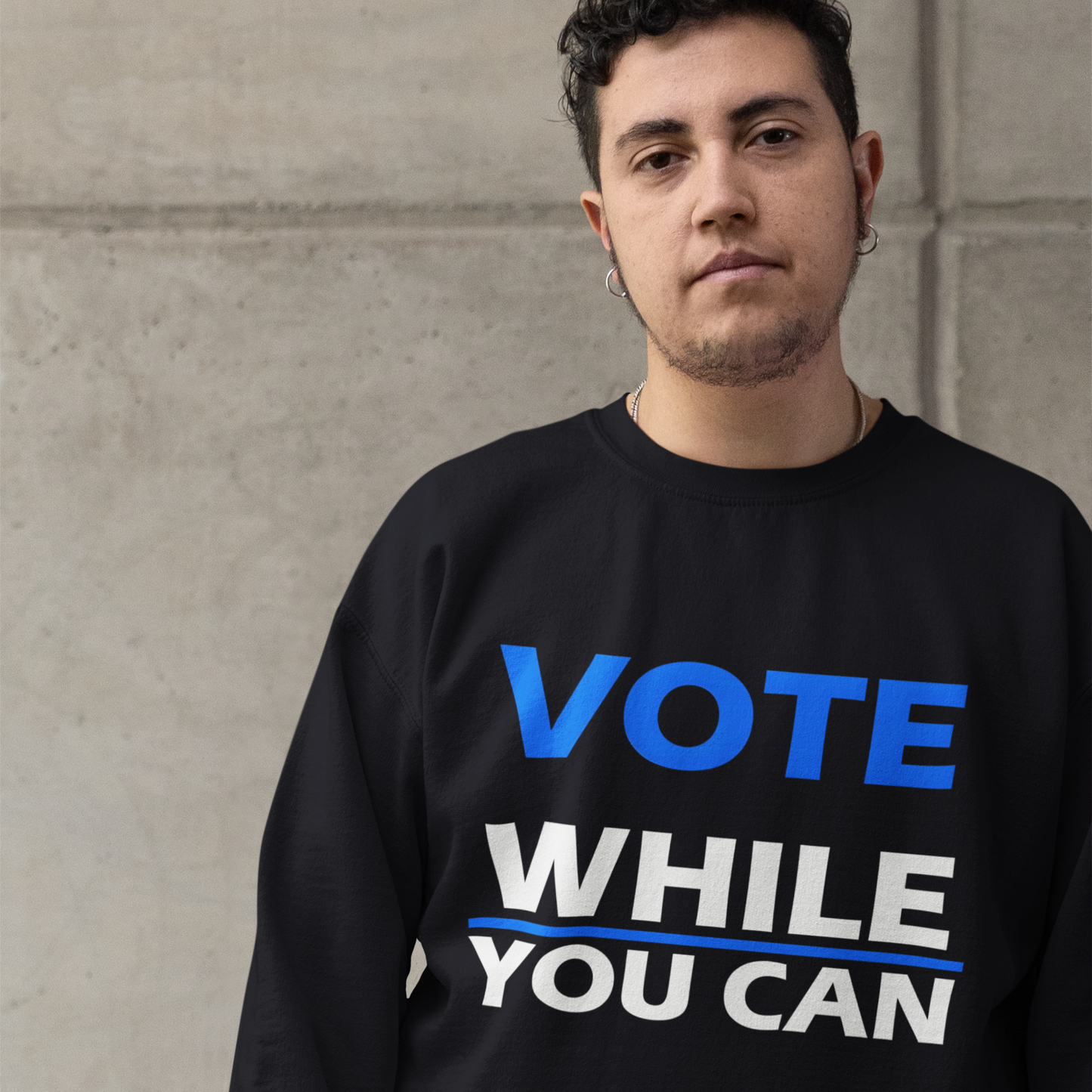 Democrats "VOTE" Unisex Crewneck Sweatshirt U.S. elections, unisex fit