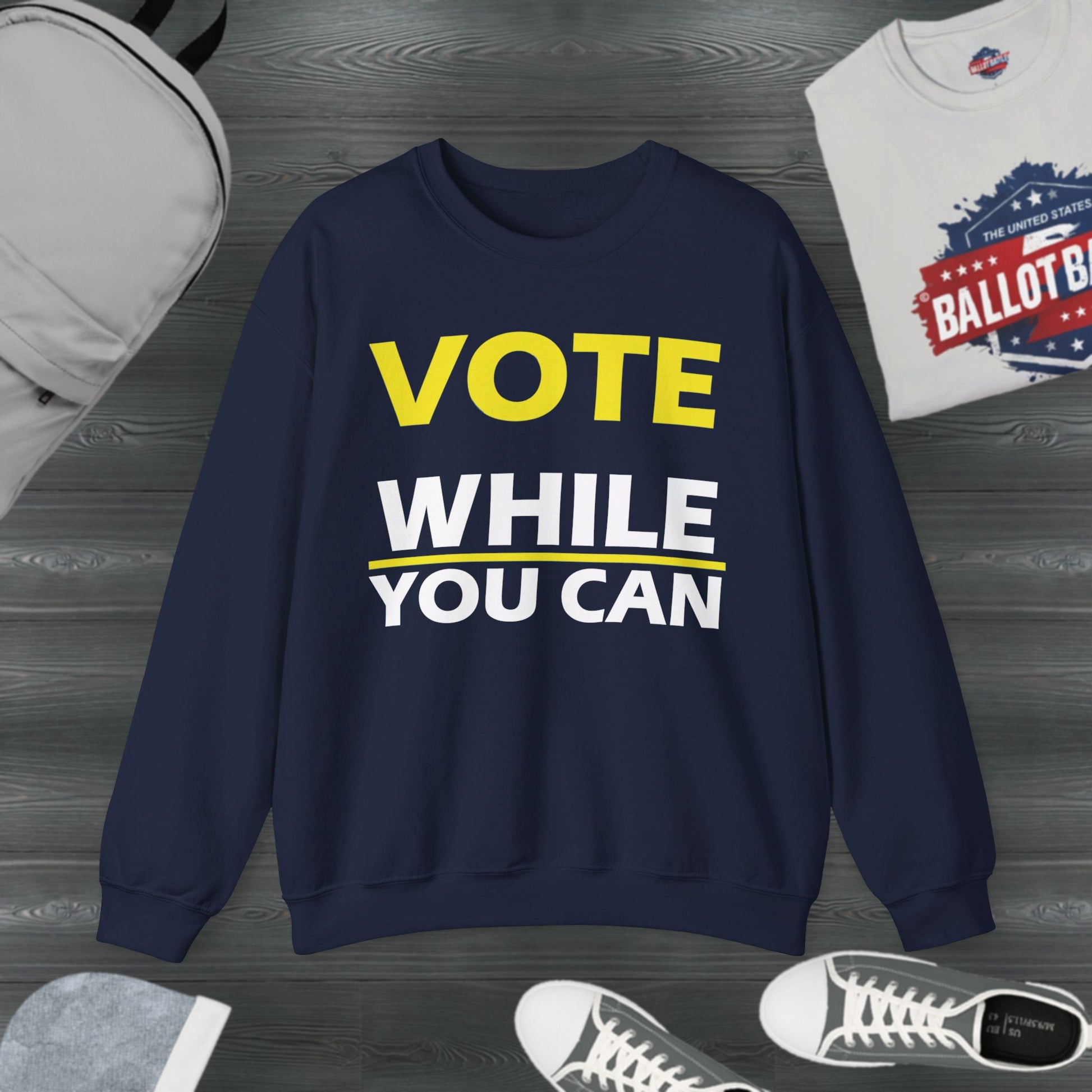 Democrats "VOTE" Unisex Crewneck Sweatshirt U.S. elections, unisex fit