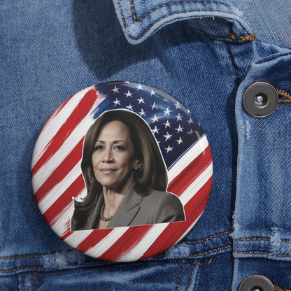 Kamala Harris Pin Button