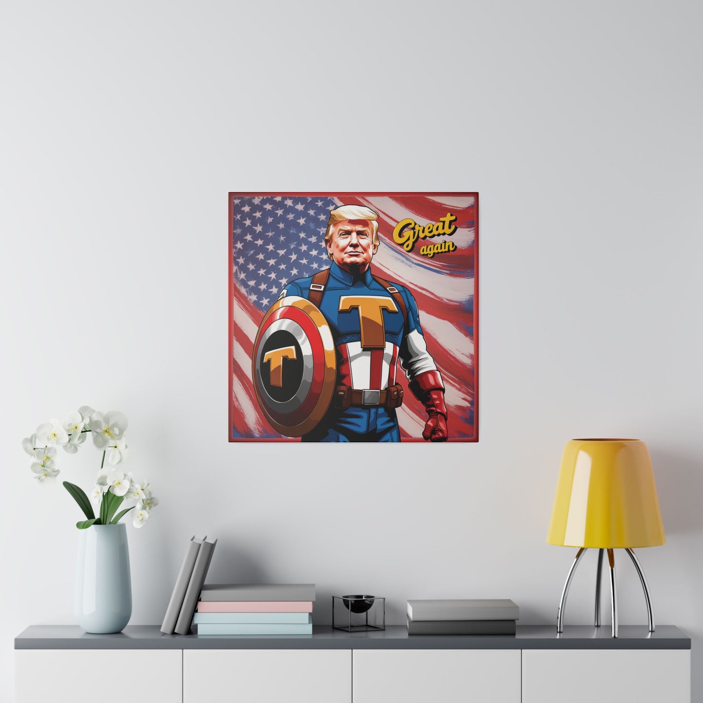 MAGA "Captain Trump" Matte Canvas