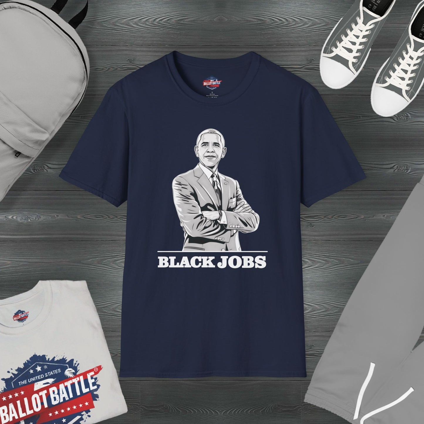 President Obama Democrats, Black-Jobs Unisex T-shirt 