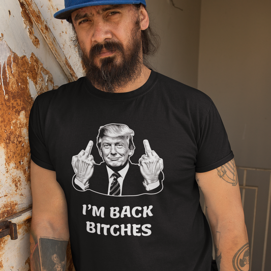 Donald Trump "I'M BACK" Unisex Cotton T-Shirt