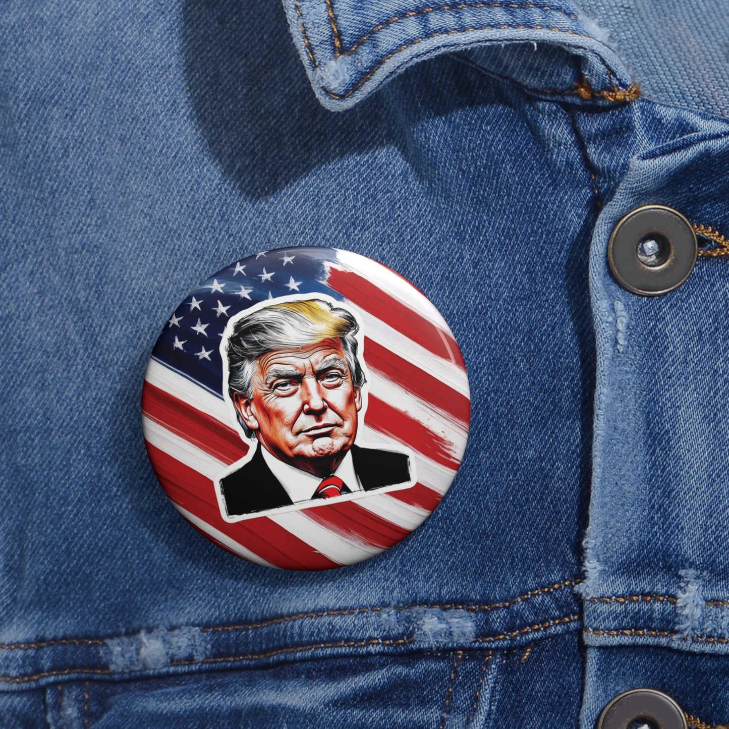 Trump Pin Button 1