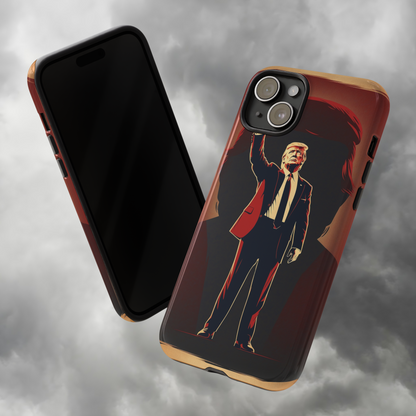 The "Trump Rise"    Durable Phone Case, (Samsuang/GooglePixel/iphone), (Wirless charging support)