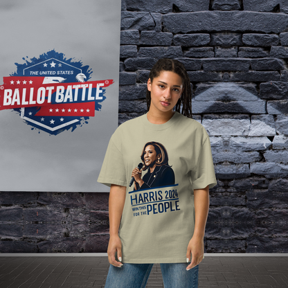 Kamala Harris "FOR THE PEOPLE" Oversized T-Shirt